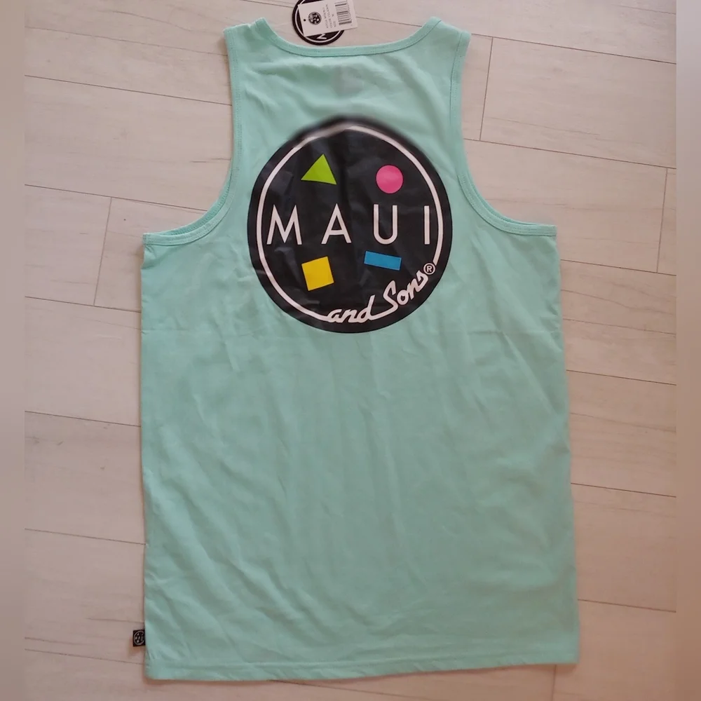 MAUI and Sons NEW Classic Cookie Logo Tank Top - Picture 4 of 8